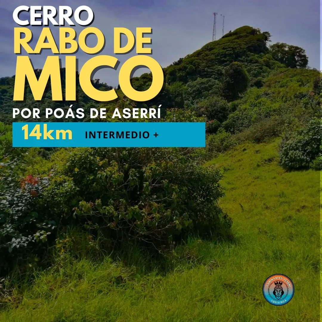 Caminata Cerro Rabo de Mico Aserrí entrenamiento Chirripó